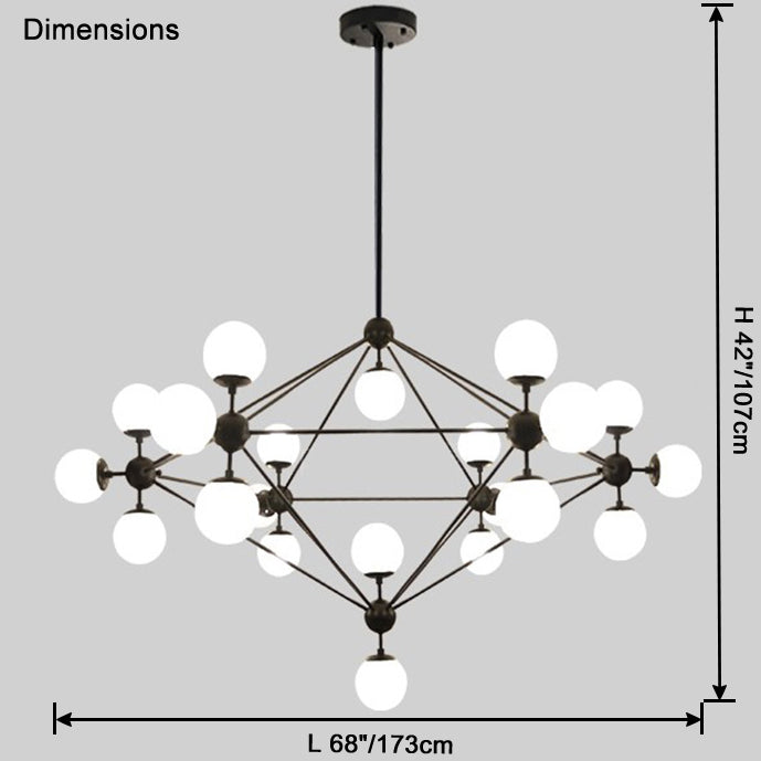 WOMO Sputnik Sphere Chandelier-WM2704