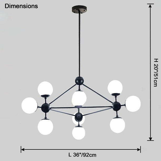 WOMO Sputnik Sphere Chandelier-WM2704