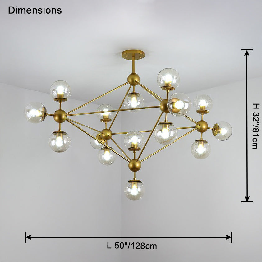 WOMO Sputnik Sphere Chandelier-WM2704