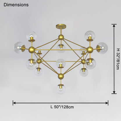 WOMO Sputnik Sphere Chandelier-WM2704