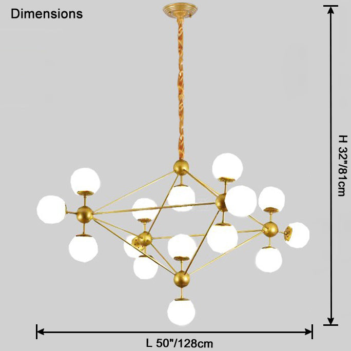 WOMO Sputnik Sphere Chandelier-WM2704