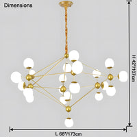 WOMO Sputnik Sphere Chandelier-WM2704