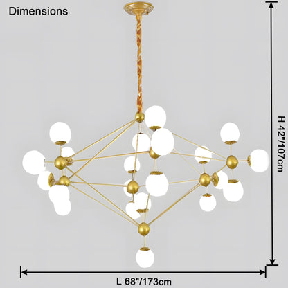 WOMO Sputnik Sphere Chandelier-WM2704