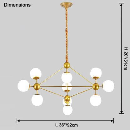 WOMO Sputnik Sphere Chandelier-WM2704