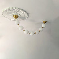 WOMO Pearl Acrylic Ball Chandelier-WM2705