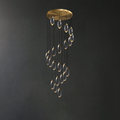 WOMO Crystal Rain Chandelier-WM2733