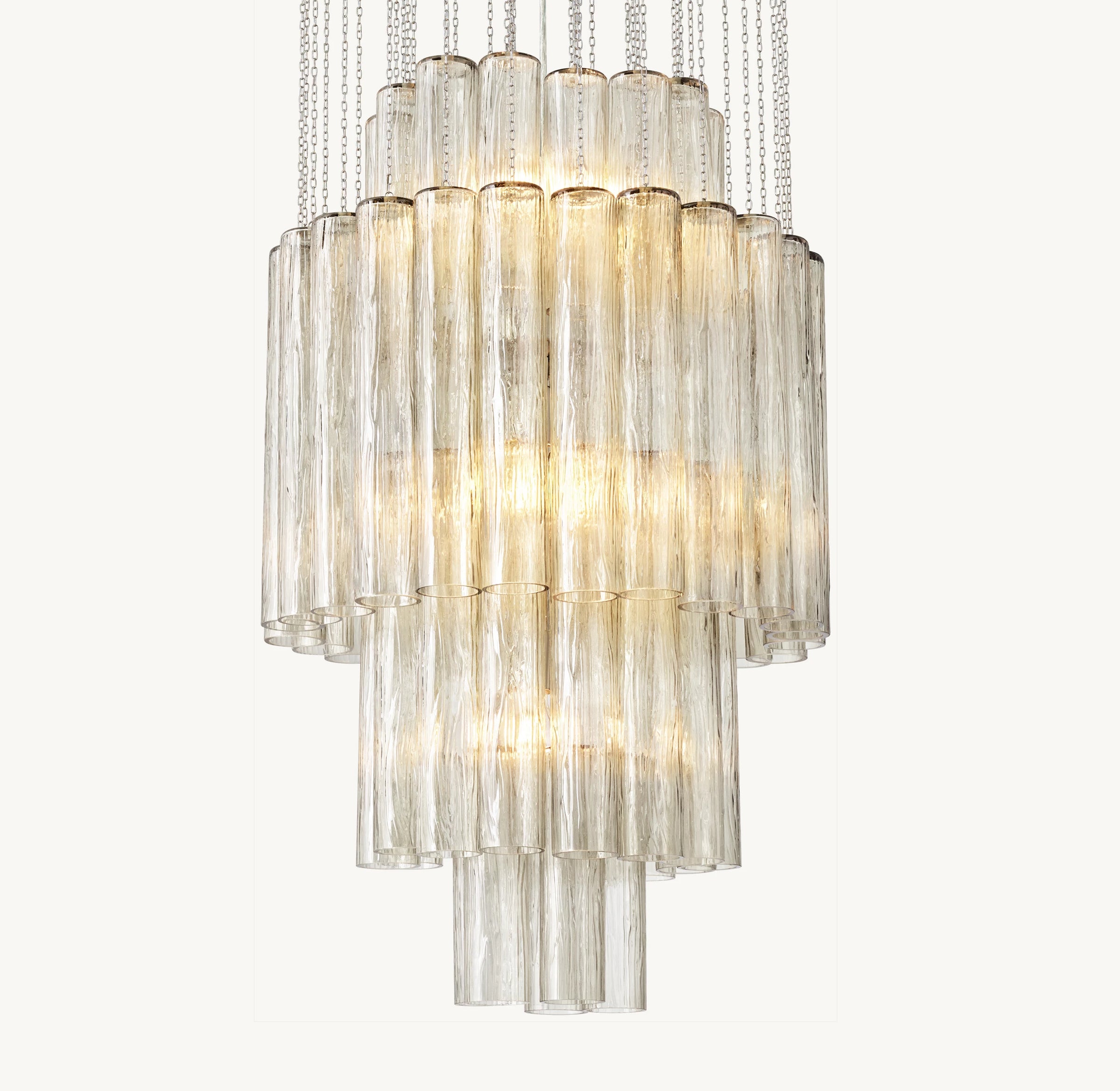 WOMO Tronchi Murano Glass Tiered Chandelier - Serenella
