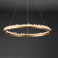 WOMO Rock Crystal Circular Led Chandelier-WM2715