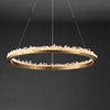 WOMO Rock Crystal Circular Led Chandelier-WM2715 thumbnail