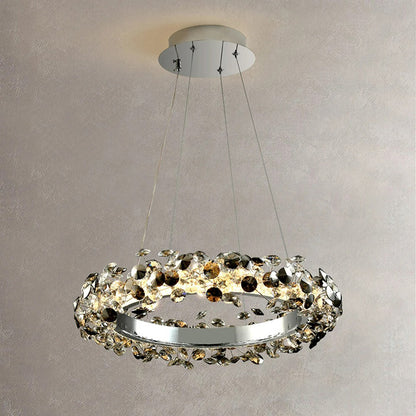 WOMO Tiered Circular Crystal Chandelier-WM2726