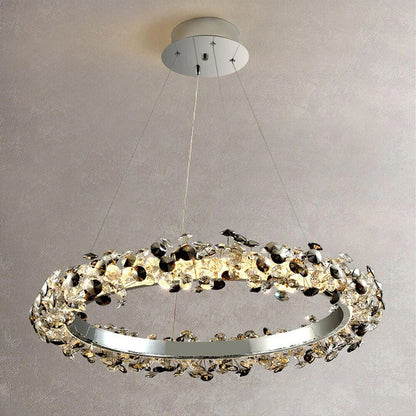 WOMO Tiered Circular Crystal Chandelier-WM2726