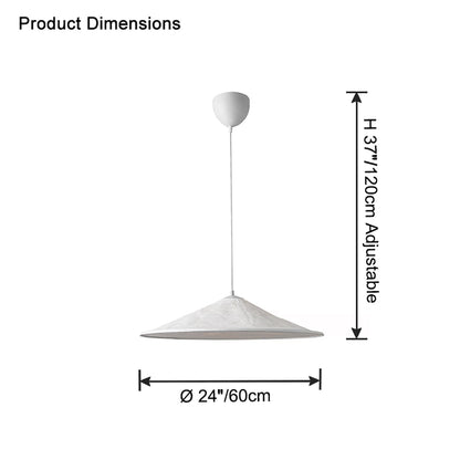 WOMO Fabric Cone Pendant Light-WM2729