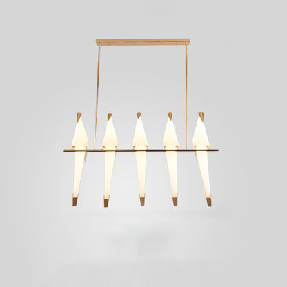 WOMO Origami Bird Linear Chandelier-WM2736