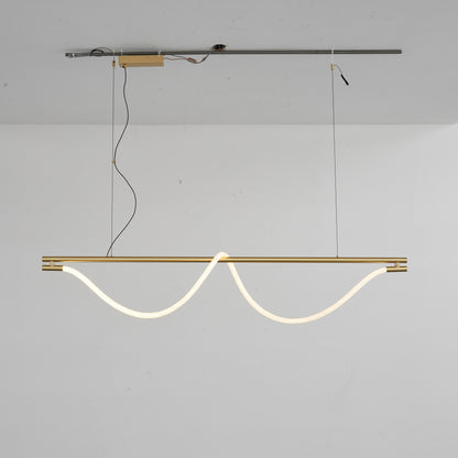 WOMO Rope Led Linear Pendant Light-WM2742