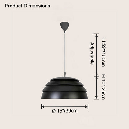 WOMO Scandinavian Dome Pendant Light-WM2743