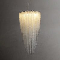 WOMO Cascading Crystal Foyer Chandelier-WM2750