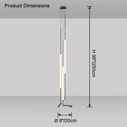 WOMO Extra Long led Chandelier-WM2751