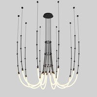 WOMO Bamboo Rope LED Chandelier-WM2752