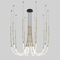 WOMO Bamboo Rope LED Chandelier-WM2752