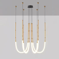 WOMO Bamboo Rope LED Chandelier-WM2752