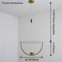 WOMO Disc Pendant Light-WM2754