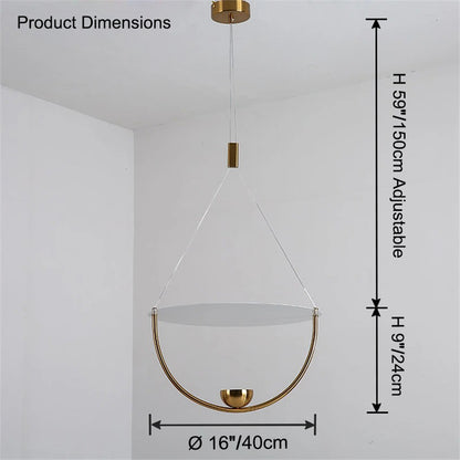 WOMO Disc Pendant Light-WM2754