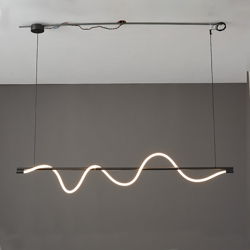 WOMO Rope Led Linear Chandelier-WM2756