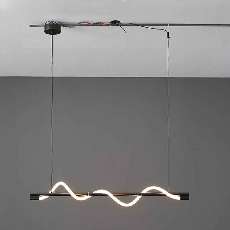 WOMO Rope Led Linear Chandelier-WM2756