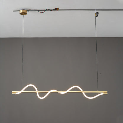 WOMO Rope Led Linear Chandelier-WM2756