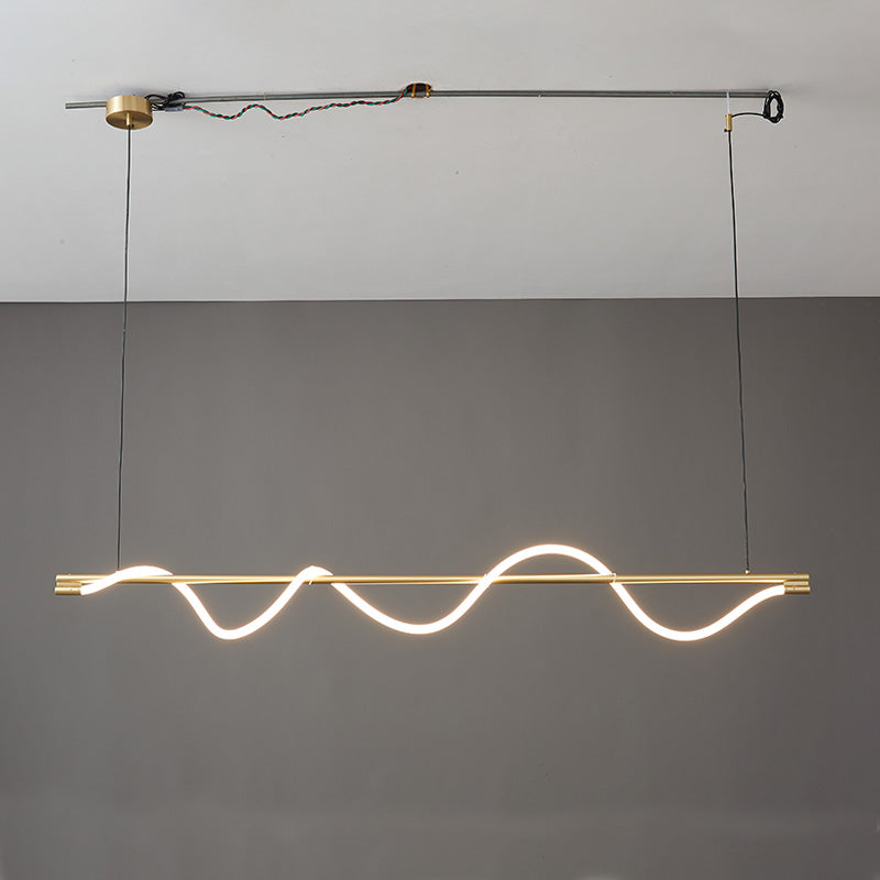 WOMO Rope Led Linear Chandelier-WM2756