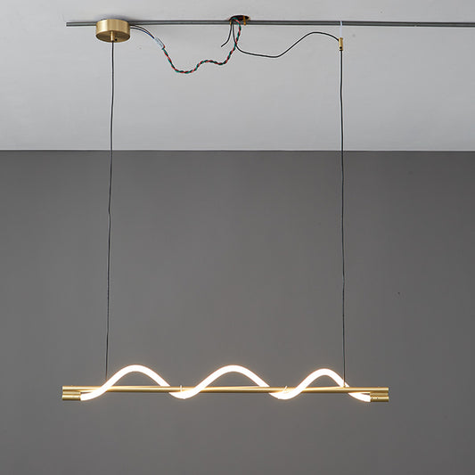 WOMO Rope Led Linear Chandelier-WM2756