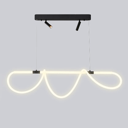 WOMO Rope Led Linear Pendant Light-WM2757