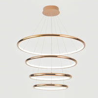 WOMO Gold Tiered Circular Chandelier-WM2758
