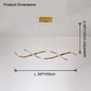 WOMO Spiral Led Horizontal Chandelier-WM2764 thumbnail