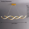 WOMO Spiral Led Horizontal Chandelier-WM2764 thumbnail