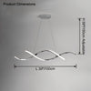 WOMO Spiral Led Horizontal Chandelier-WM2764 thumbnail