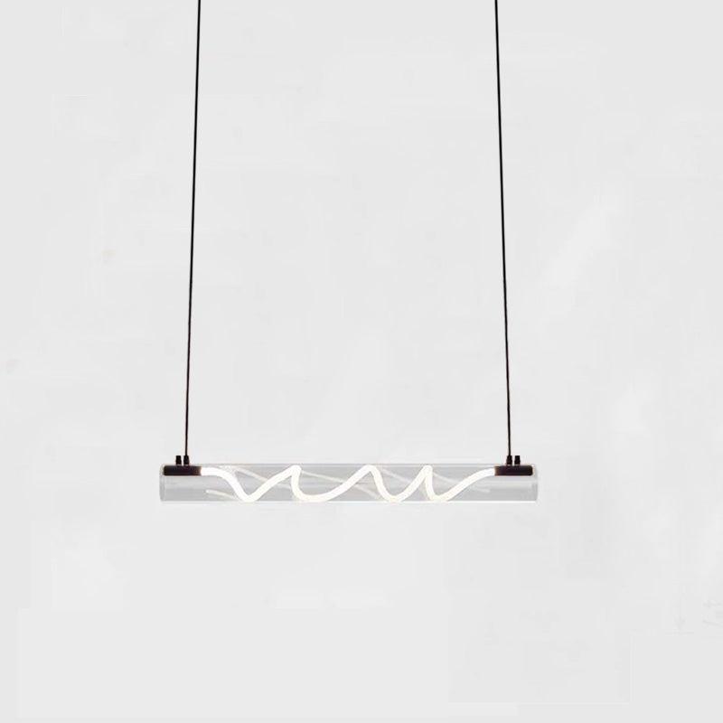 WOMO Rope Led Horizontal Tube Pendant Light-WM2766