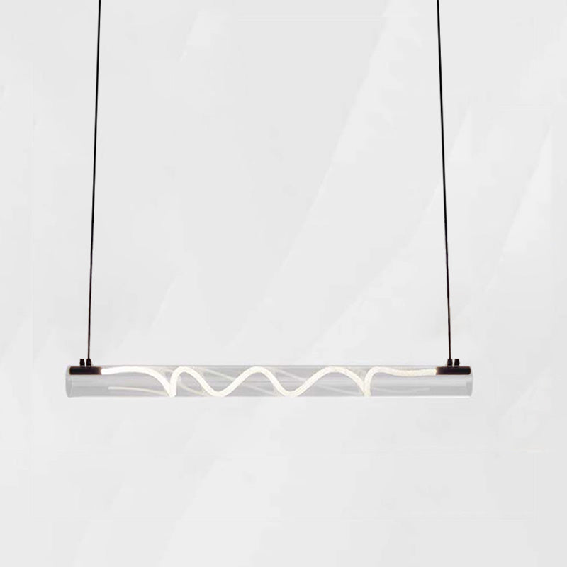 WOMO Rope Led Horizontal Tube Pendant Light-WM2766