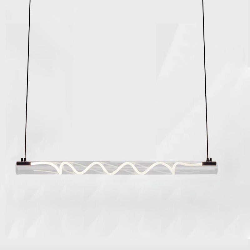 WOMO Rope Led Horizontal Tube Pendant Light-WM2766