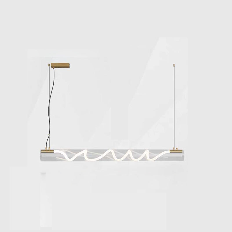 WOMO Rope Led Horizontal Tube Pendant Light-WM2766