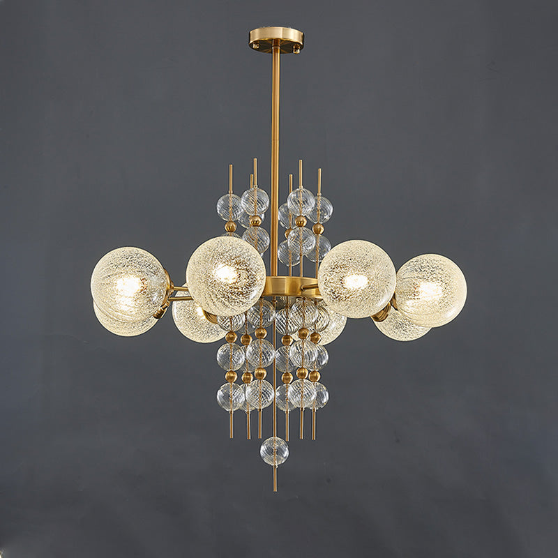 WOMO Textured Glass Bubble Chandelier-WM2769