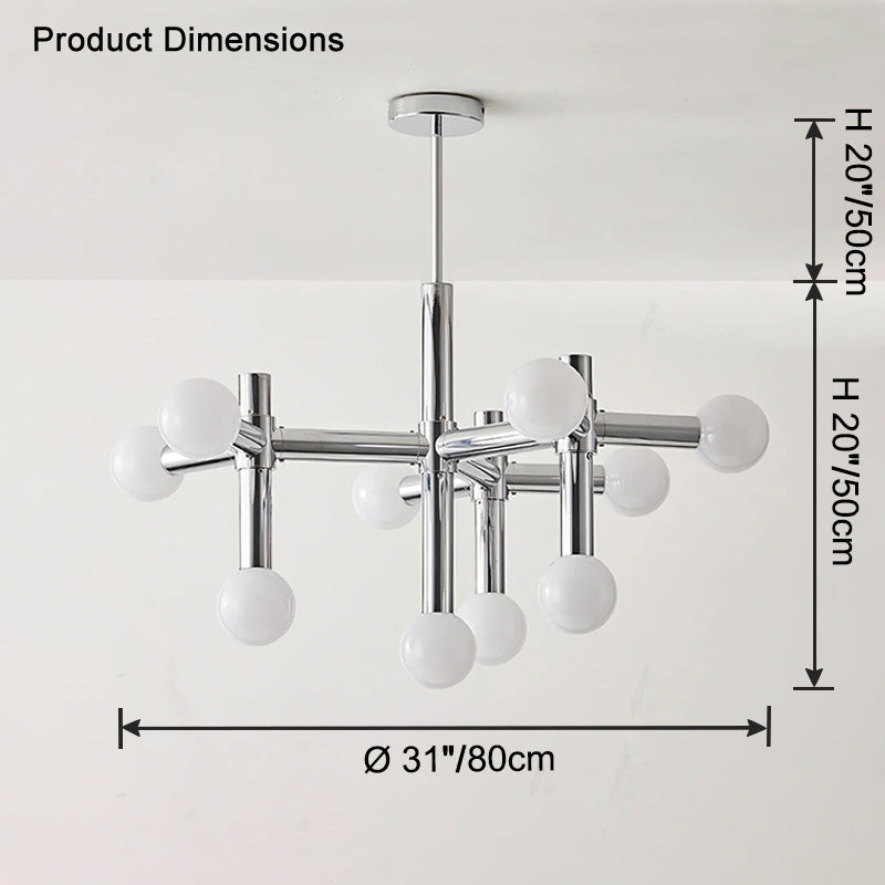 WOMO Branching Glass Bubble Chandelier-WM2770