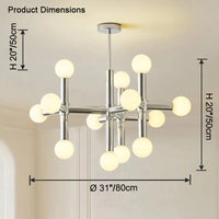 WOMO Branching Glass Bubble Chandelier-WM2770
