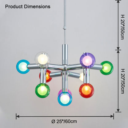 WOMO Branching Glass Bubble Chandelier-WM2770