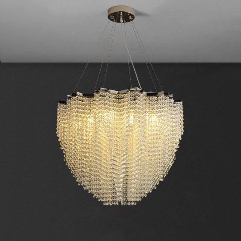 WOMO Cascading Crystal Chandelier-WM2777