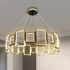 WOMO Rectangular Led Round Chandelier-WM2778 thumbnail