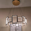 WOMO Rectangular Led Round Chandelier-WM2778 thumbnail