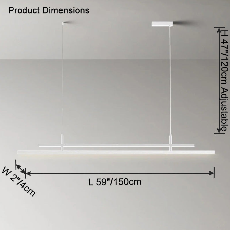 WOMO Linear Metal Chandelier -WM2780