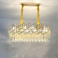 WOMO Oblong Crystal Chandelier-WM2783