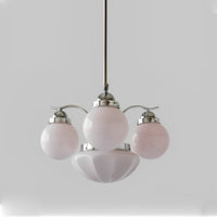 WOMO Coloured Glass Globe Arm Chandelier-WM2785